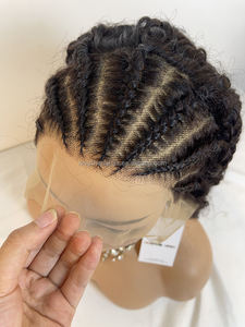 Vente en gros JC Brésilien Bouclés Lace Front Perruques Lâche Sans Colle Conception Petit Transparent Lace Front pour les Femmes Noires-1 Pièce Minimum - Product Image 4