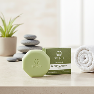 สบู่ก้อนน้ำมันมะกอกพรีเมียมเพื่อผิวชุ่มชื้น - Product Image 1