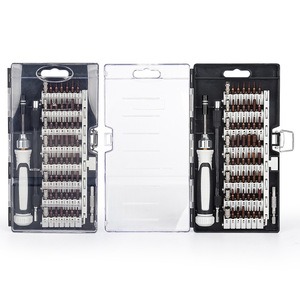 Juego de destornilladores de precisión 60 en 1 de acero al cromo vanadio para herramientas de reparación de teléfonos móviles - Product Image 1
