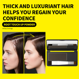 Nouvelle <span class=keywords><strong>coiffure</strong></span> couverture rapide cheveux blancs racine temporaire retouche épaississement <span class=keywords><strong>d</strong></span>élié poudre perte de cheveux correcteur - Product Image 3