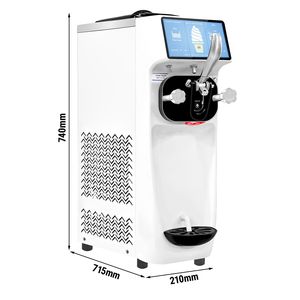 GGM Gastro Soft Serve <b>Ice</b> <b>Cream</b> <b>Machine</b> - 16 Liters/hour - 1.15 kW - Touch Control - Tabletop Unit - Product Image 2