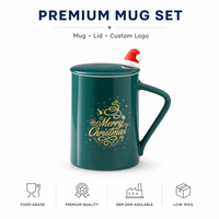 Tasse à eau Santa en édition limitée pour cadeau du Nouvel An, commande en gros, service OEM, livraison rapide, faible MOQ, prix de gros