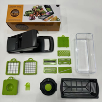 Multifunctionele Groentesnijder Shredders Snijmachine Met Mand Fruit Aardappel Chopper Wortelrasp Slicer Mandoline Voor Keuken