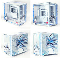 Casing Komputer Gaming Lian Li O11 Dynamic Full Tower dengan Panel Samping Berjendela, Konstruksi Aluminium Alloy, Mendukung ATX, Desain Kustom