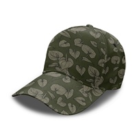 Gorra de Béisbol de Lona Curvada de Seis Paneles, Personalizable y Elegante, con Estampado de Anturio Estilo Hawaiano, Ajustable, Unisex, con Impresión por Transferencia de Calor