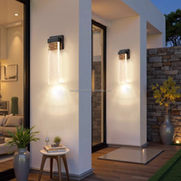 Applique murale carrée LED étanche en alliage d'aluminium pour jardin extérieur et villa, garantie 3 ans