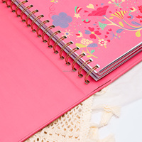 Carnet de notes hebdomadaire en gros, impression couleur, journal à spirale, logo personnalisé, planificateur budgétaire avec poche intérieure