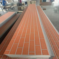 Panneaux sandwich isolants modernes de haute qualité, bardage métallique, panneaux muraux acoustiques en polyuréthane pour les murs extérieurs des entrepôts