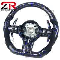 Volant sport en carbone forgé LED RPM pour BMW F10 F20 F30 E90 F21 F22 E46 F82 F90 E90 E60 E92