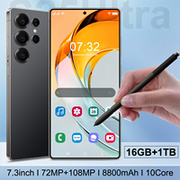 Teléfono Móvil S25 Ultra 1TB ROM 5G, 16GB RAM, Pantalla AMOLED de 7.3" y 120Hz, Cámara de 108MP, Batería de 8000mAh, Octa Core, Carga Rápida, Venta al Por Mayor de Fábrica
