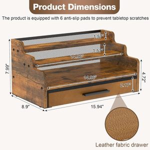 3 livelli bagno acqua di colonia Organizer controsoffitto vassoio di profumo per il trucco Skincare Organizer per il bagno comò Vanity - Product Image 4