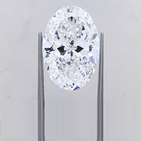 Diamante Ovalado de Alta Calidad, Corte Mixto, Cultivado en Laboratorio, 10.22ct, Claridad VS1, Color E, Perforado con Láser, Certificado IGI, para Joyería