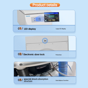 Laboratory Centrifuge 6000 RPM Angle Rotor 12 X 15ml Brushless Motor 5120xg RCF 300ml Max Capacity - Product Image 4