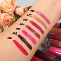 Brillant à lèvres Pigment Vegan Marque privée Brillant à lèvres personnalisé Vente en gros en vrac Brillant à lèvres personnalisé plus dodu