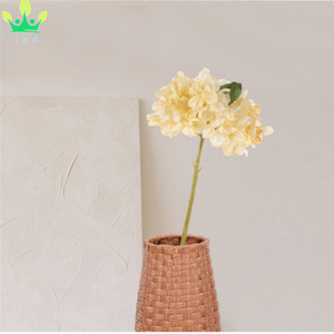 Hortensia de Coral Artificial para ramos de novia de boda flores realistas interior hogar Oficina MESA CENTRO DE MESA jarrón Decoración - Product Image 5