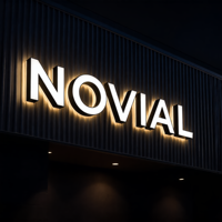 Enseigne lumineuse publicitaire extérieure à LED, lettres lumineuses pour devanture de magasin, enseigne 3D en acrylique, logo personnalisé