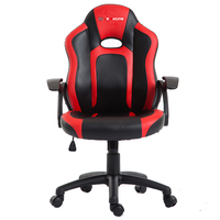 Fauteuil de jeu pour enfants en cuir PU JR RACING, base cinq étoiles, réglable en hauteur, pivotant, moderne, vente en gros