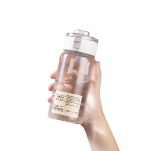Bouteille d'eau portable simple, tasse en plastique résistante à la chaleur de 500 ml pour les sports d'été pour femmes - Product Image 5