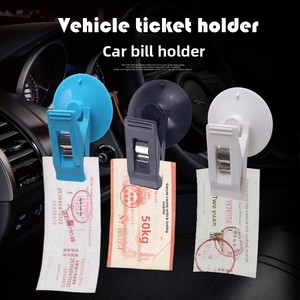 <span class=keywords><strong>Clip</strong></span> de plástico con ventosa para coche, soporte para tickets, tarjetas, gafas, organizador de cables para ventana, <span class=keywords><strong>clip</strong></span> para notas y recibos de oficina - Product Image 1