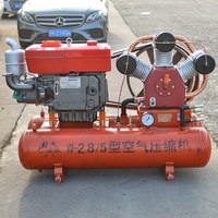 Compresseur d'air diesel Kaishan pour l'exploitation minière, compresseurs d'air diesel portables, pompe à eau diesel haute pression avec perceuse à roche 15 kW