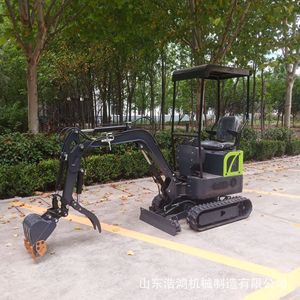 Mini-excavatrice hydraulique sur chenilles pour l'agriculture en verger et le défrichement de terres - Product Image 1