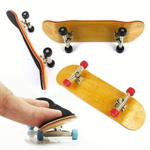 Wholesale Professional Custom 32Mm Maple Wood Mini <b>Skateboard</b> Finger Board Design <b>Toy</b> - Product Image 3