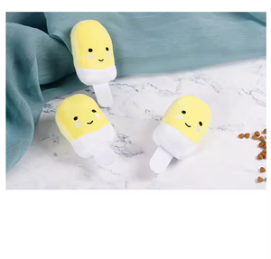 New Arrival Sound <b>Interactive</b> Cute Eco-friendly Lovable Ice Lolly Shape <b>Pet</b> Plush <b>Toy</b> Bite-resistant Dog Squeaky <b>Toy</b> - Product Image 4