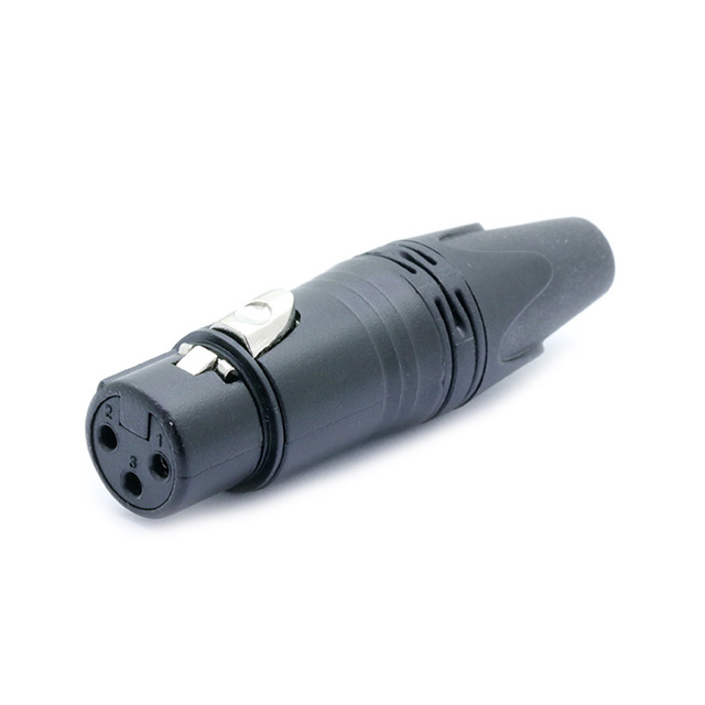 XLR Male Female 3 Pin Audio Microphone Cable Signal Connector NC3FXX-B NC3MXX-B