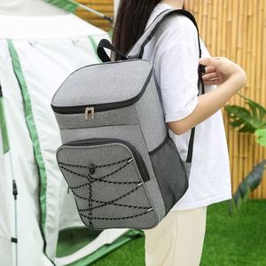 Large Capacity Oxford Reusable Waterproof Cooler <b>Backpack</b> Unisex Portable Office Insulated Cooler <b>Lunch</b> <b>Bag</b> Travel Picnic <b>Bag</b> - Product Image 6