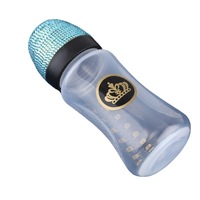 Cadeia de chupeta, luxuosa, personalizada, brilho, diamante, bebê, alimentação, garrafa, bebê, clipe, manequim, corrente, suporte, caixa