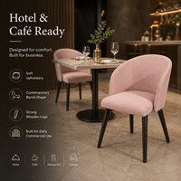 Chaises et tables de restaurant, chaise d'hôtellerie avec dossier enveloppant pour suite d'hôtel de luxe, salles de banquet et usage en club de plage