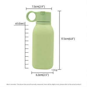 Botella de Agua Portátil Ecológica para Bebés y Niños, Estilo Popular, Silicona de Grado Alimenticio para la Escuela y Actividades al Aire Libre - Product Image 2