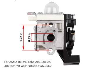 Kit d'entretien de carburateur pour débroussailleuse Echo SRM-<span class=keywords><strong>225</strong></span> PAS-<span class=keywords><strong>225</strong></span> GT-<span class=keywords><strong>225</strong></span> PE-<span class=keywords><strong>225</strong></span> Weed-Eater avec filtre à air, tuyau d'alimentation et carburateur RB-K93 - Product Image 4
