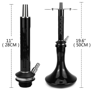 Nouvel ensemble chicha <span class=keywords><strong>2022</strong></span> finition miroir géométrique en acier inoxydable avec tuyau en silicone, downstem et accessoires de plateau - Product Image 2