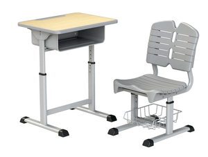 Bàn học sinh một chỗ ngồi với Bộ ghế sử dụng cụ thể bộ đồ nội thất lớp học Nhà cung cấp - Product Image 4
