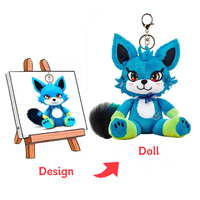Fabricants personnalisé petit chat porte-clés en peluche peluches personnalisé ours en peluche porte-clés mascotte pendentif personnalisé porte-clés en peluche