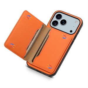 Funda de Cuero de Alta Calidad para iPhone 17 Air, 17 Pro Max, 16 Pro, con Ranura para Tarjetas, Función de Soporte, Protectora, para 15 Pro Max - Product Image 4