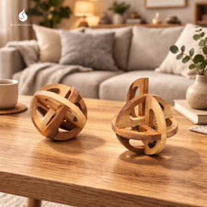 Global <b>Puzzle</b> Wooden 3D Sphere Disassembly <b>Puzzle</b> Multi-Piece Interlocking Globe Brain Teaser Spatial Logic Game for Kids Adults - Product Image 4