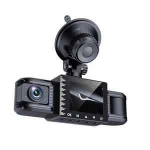 Best Selling 3 Lens Camera Dashboard Dual 360 Degree Dvr Vehicle Recorder 4K Front And Back Dash Cam Car Camera For Cars