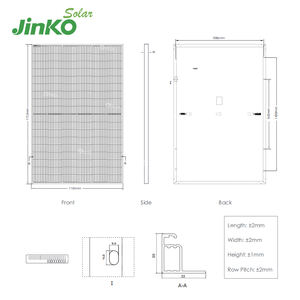 Jinko แผงโซล่าร์เซลล์รูปเสือรอตเตอร์ดัม,แผง Jinkotigerneon 54Hl4V 405 415W Tiger Pro 54Hc Jinko Solar 425 W - Product Image 5