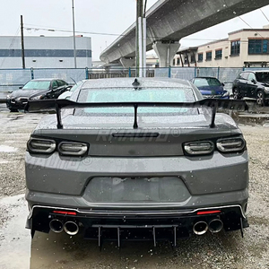 YKSRDNF ZLE Style <b>Black</b> Rear Trunk Lid <b>Wing</b> Spoiler Fit for 2016 2017 2018 2019 Chevrolet Camaro - Product Image 5