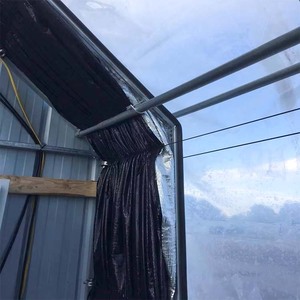 Multi Scene Application Black Shade Tunnel,Reinforced Connection Fittings,Weather Resistant Outdoor Single Span Blackout Film Gr - Product Image 4