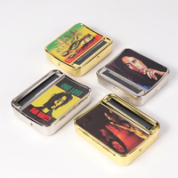 FuTeng en stock 70mm 78mm Machine à rouler les cigarettes Machine à rouler manuelle en métal portable Machine à rouler le tabac Accessoires pour fumeurs en gros