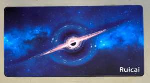 Tapis de souris de jeu XXL pour joueurs américains, motif scientifique fou et enfant, design Portal et Alien, 90x40 - Product Image 5