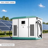 Système mobile tout-en-un de stockage et de charge 105kW 232kWh 125kW IP54 DC, nouveau chargeur EV prêt pour la réduction de la crête de consommation et le remplissage des vallées de puissance, compatible PV