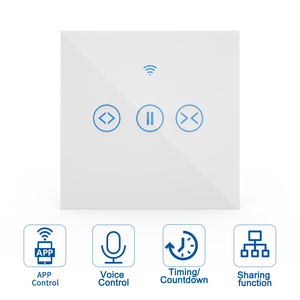 Interrupteur intelligent pour rideaux WiFi SIXGWH Tuya, panneau tactile, commande vocale via application, minuterie, compatible <span class=keywords><strong>Alexa</strong></span>/Google Home, moteur pour stores enrouleurs - Product Image 6