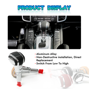 Gear Shift Knob For Porsche Cayenne 2011 2012 2013 2014 2015 2016 2017 Carbon Fiber Shift Lever Ball Head Modification Parts - Product Image 4