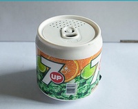 Vente chaude prix bon marché portable soda Tin beer Can USB Mini haut-parleur pour cadeau de promotion