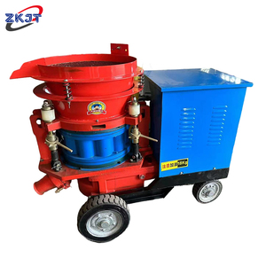 Trockene Feuerfeste Spritzmaschine Preisgünstige Feuerfeste Spritzbetonmaschine Gunite-Spritzbetonmaschine für Kalkwerke - Product Image 4