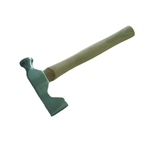 Hache et marteau de haute qualité avec tête en acier, manche en hickory, lame en forme de cale et tire-clous - Product Image 1